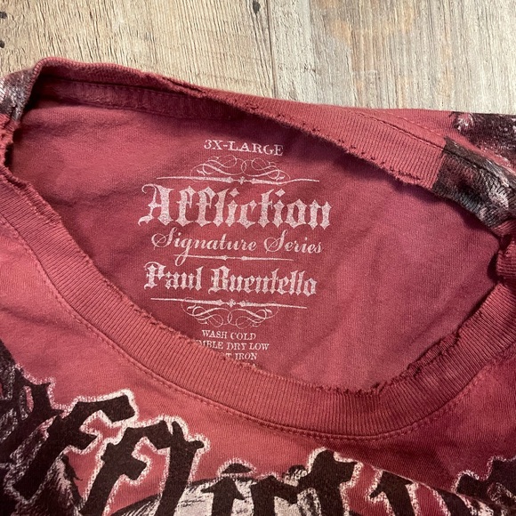 super sick affliction t-shirt - Picture 3 of 3